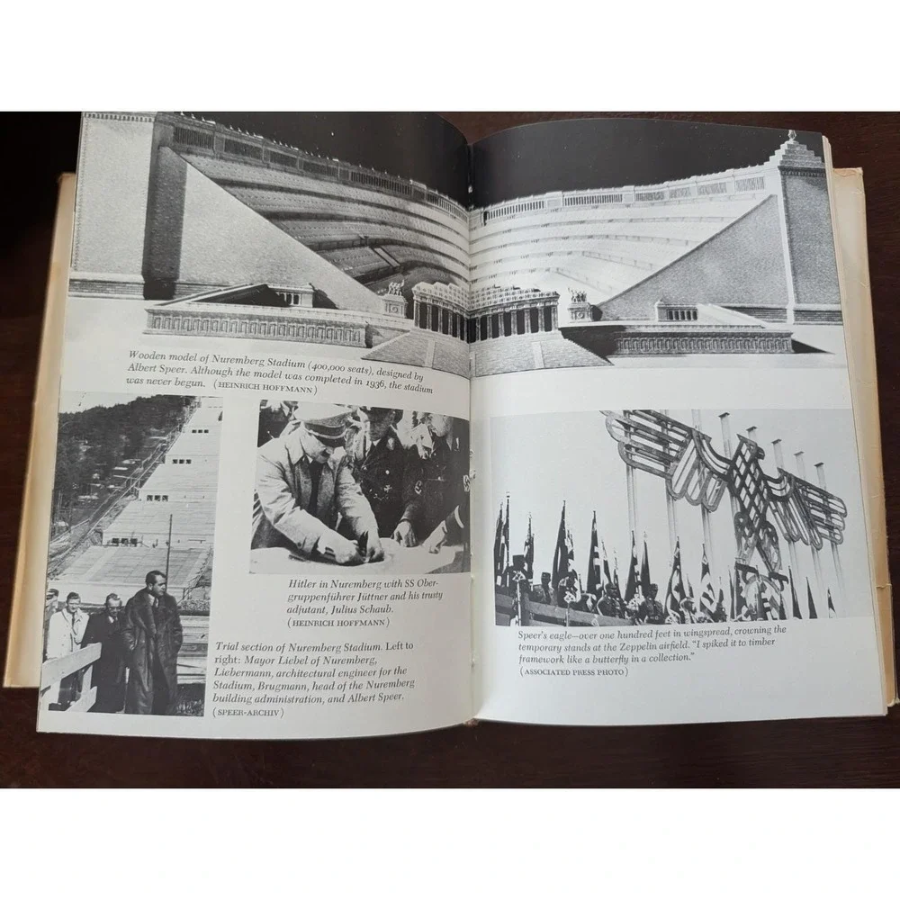 Inside the Third Reich Memoirs by Albert Speer 1970 HC/DJ 1st Printing